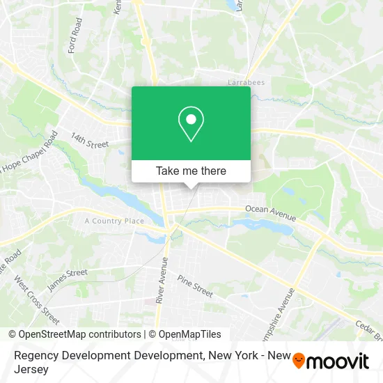 Mapa de Regency Development Development