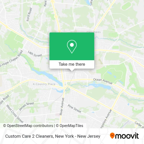 Custom Care 2 Cleaners map
