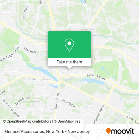 General Accessories map