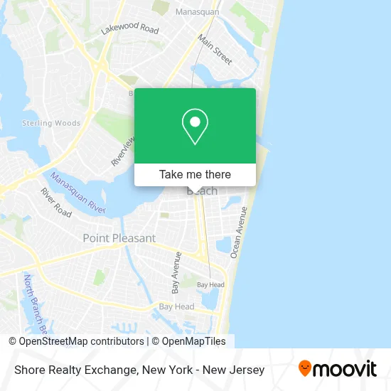 Shore Realty Exchange map
