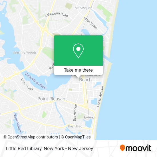 Little Red Library map