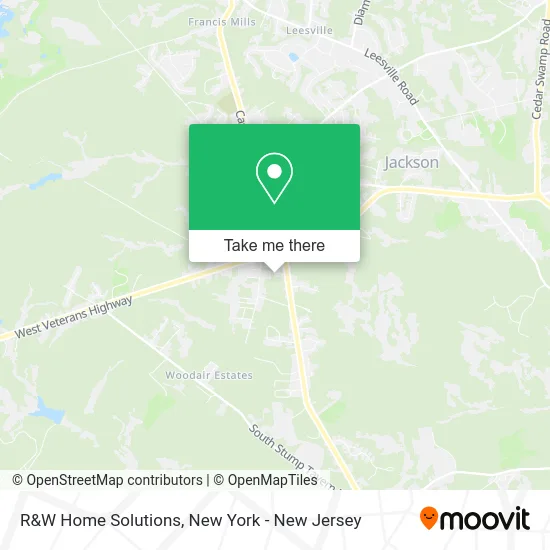R&W Home Solutions map
