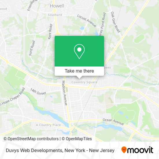 Duvys Web Developments map