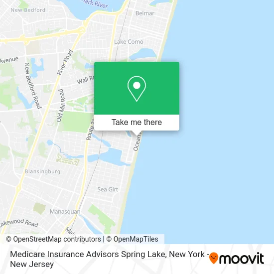 Medicare Insurance Advisors Spring Lake map