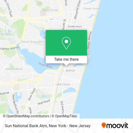 Sun National Bank Atm map