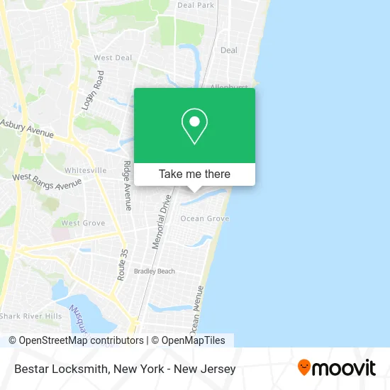 Bestar Locksmith map