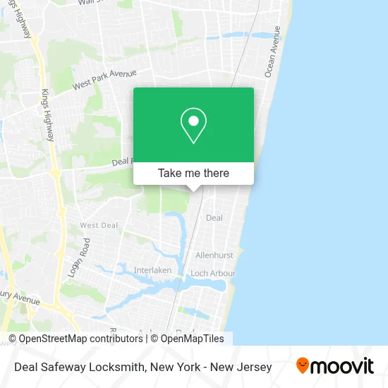 Deal Safeway Locksmith map