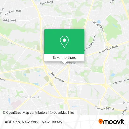 ACDelco map