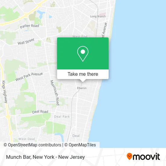 Munch Bar map