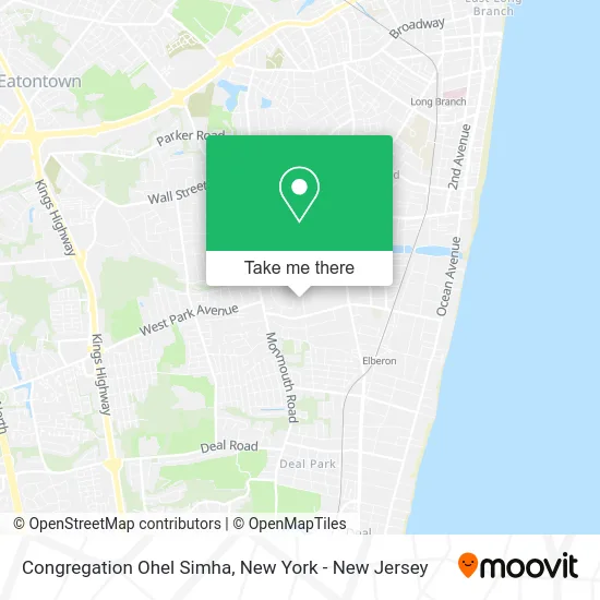 Congregation Ohel Simha map