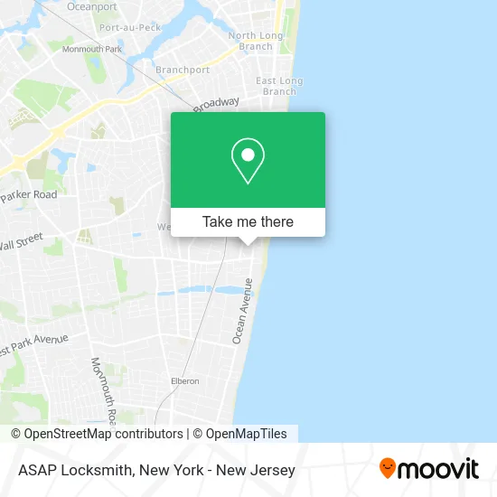 ASAP Locksmith map