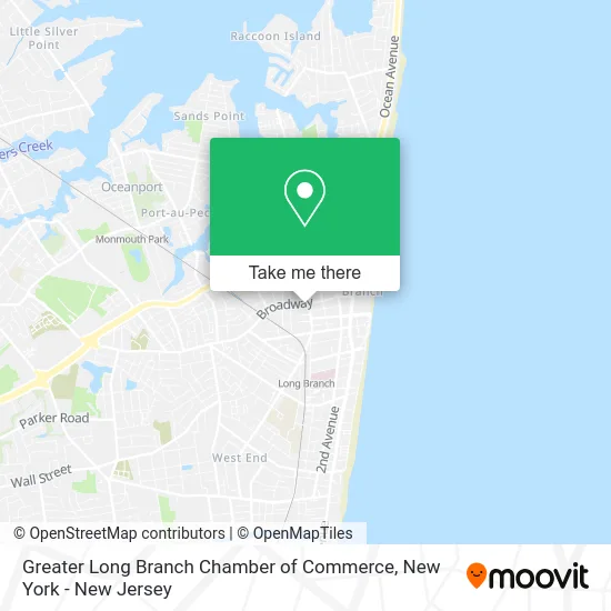 Greater Long Branch Chamber of Commerce map
