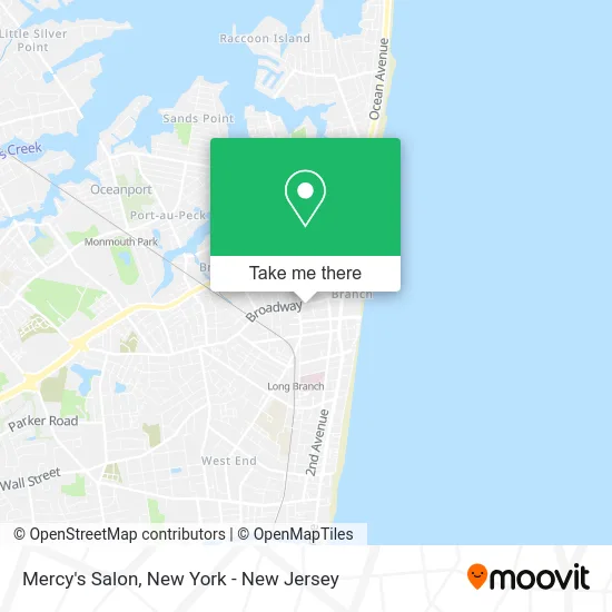 Mercy's Salon map