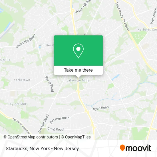 STARBUCKS map