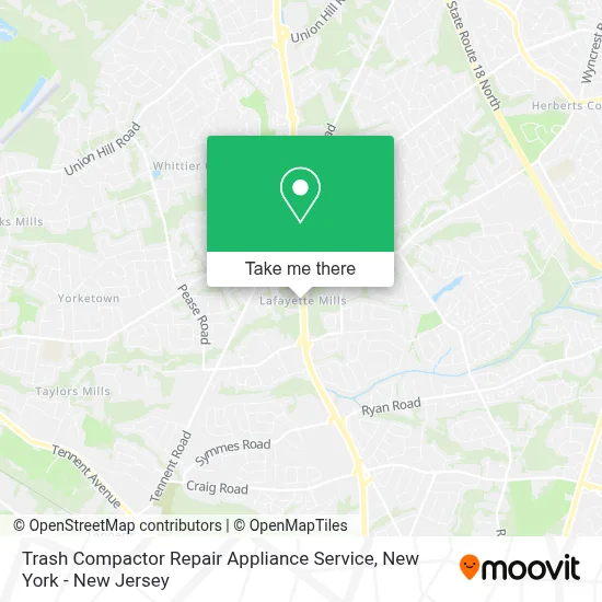 Trash Compactor Repair Appliance Service map