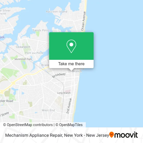 Mechanism Appliance Repair map