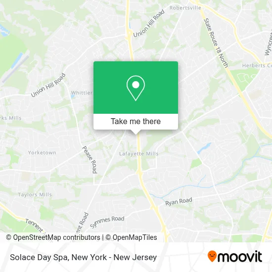 Solace Day Spa map