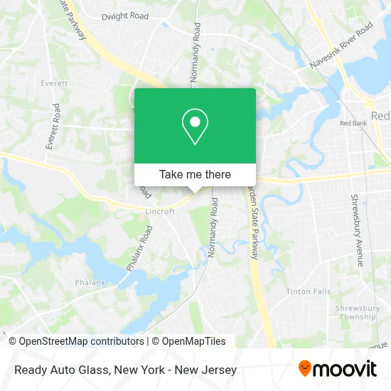 Ready Auto Glass map