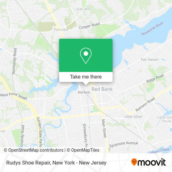 Rudys Shoe Repair map