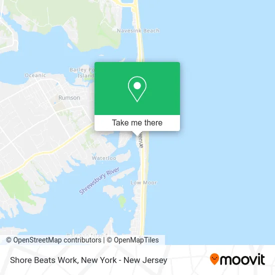 Shore Beats Work map