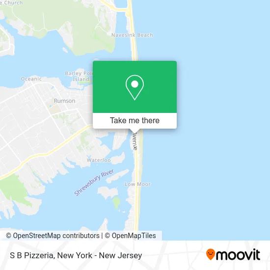 S B Pizzeria map
