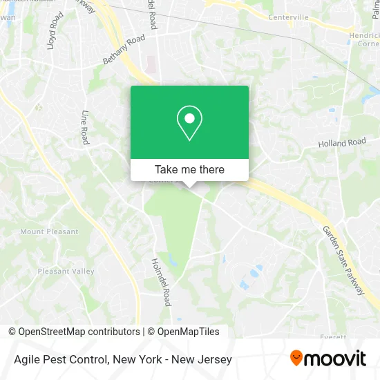 Agile Pest Control map