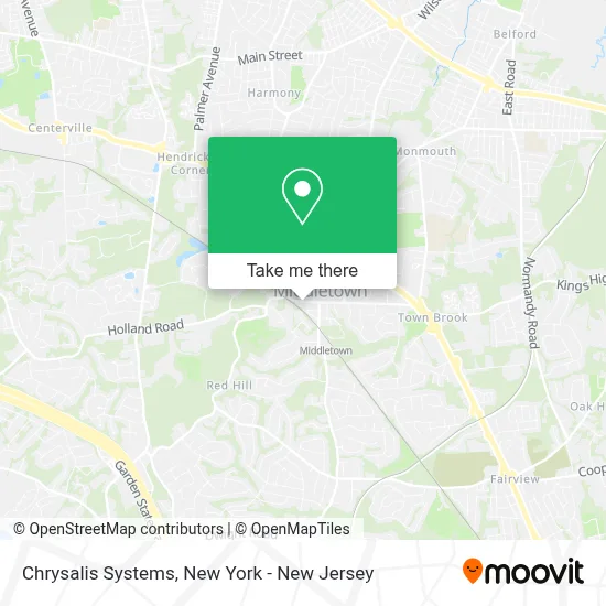 Chrysalis Systems map