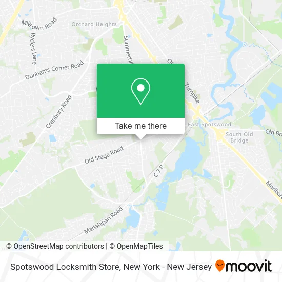 Spotswood Locksmith Store map