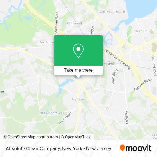 Absolute Clean Company map