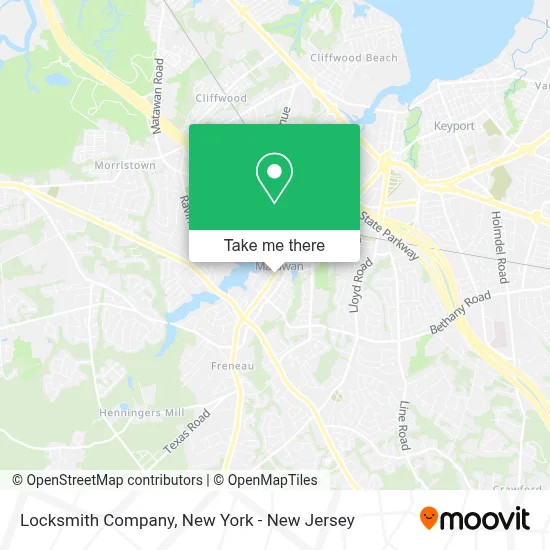 Locksmith Company map