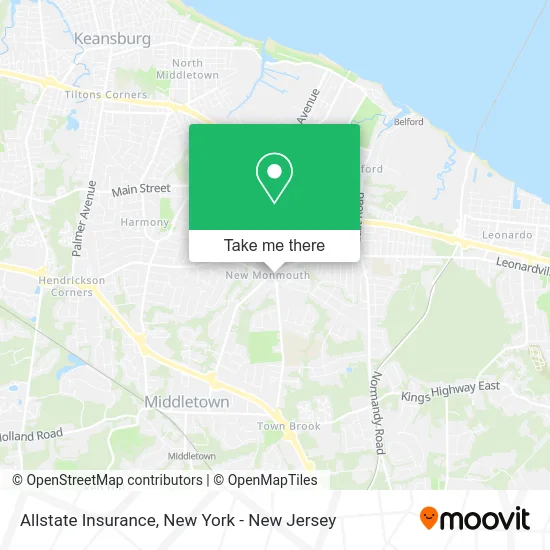 Allstate Insurance map