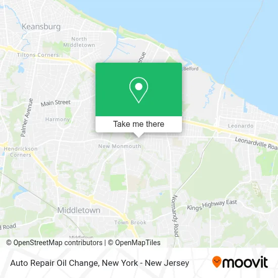 Auto Repair Oil Change map