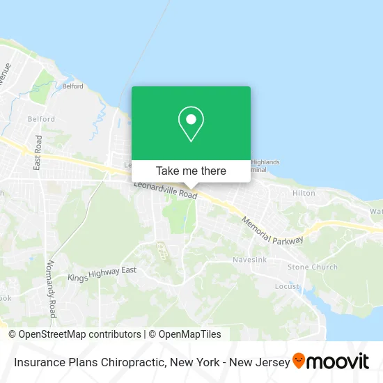 Insurance Plans Chiropractic map