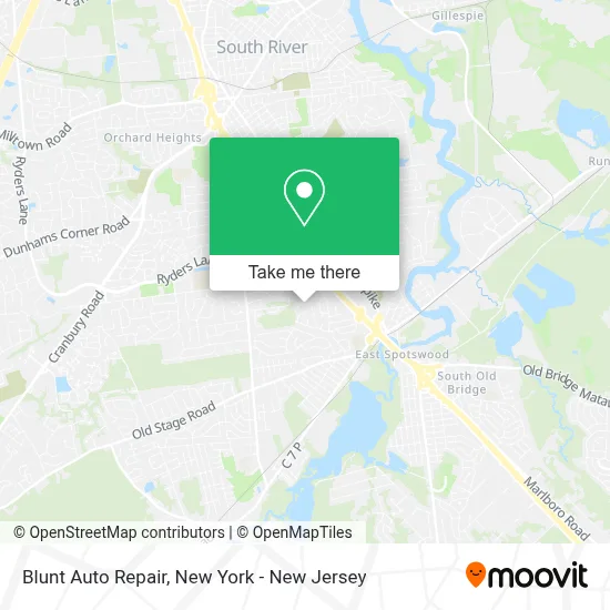 Blunt Auto Repair map