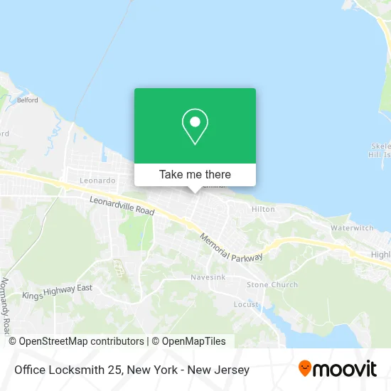 Office Locksmith 25 map