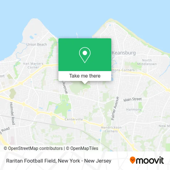 Raritan Football Field map