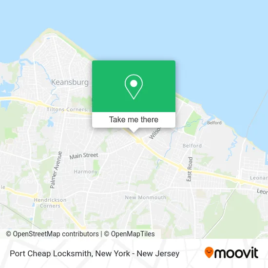 Port Cheap Locksmith map