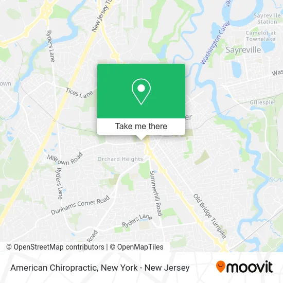 Mapa de American Chiropractic