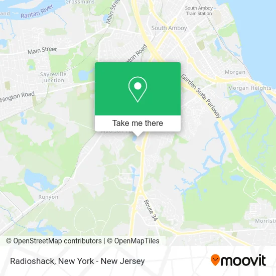 Radioshack map
