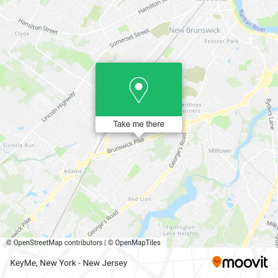 KeyMe map