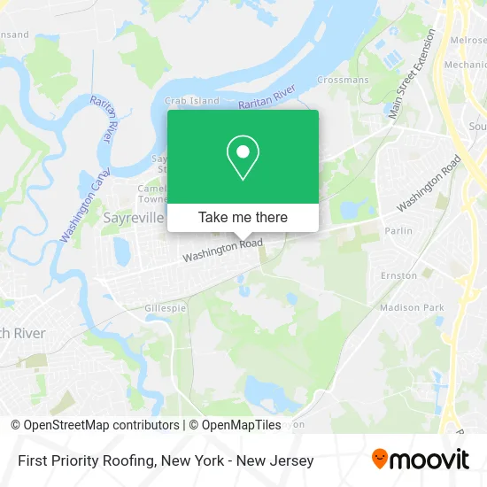 First Priority Roofing map