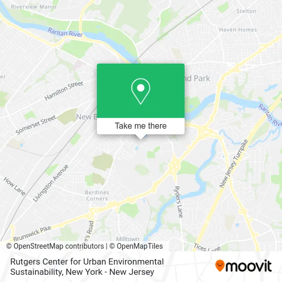 Rutgers Center for Urban Environmental Sustainability map