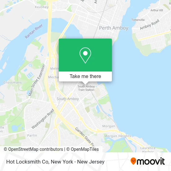 Hot Locksmith Co map