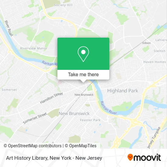 Art History Library map
