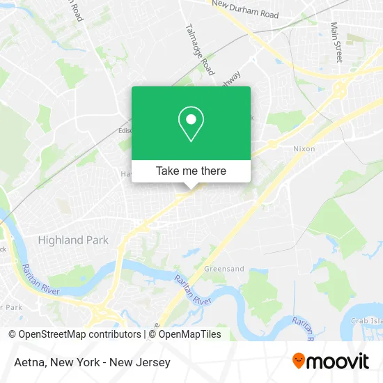 Aetna map