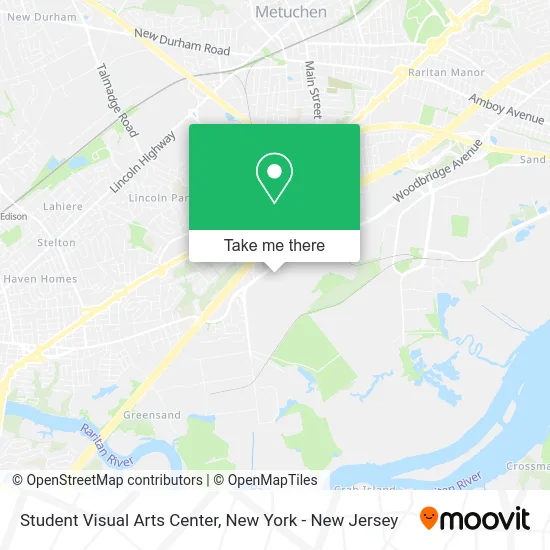 Student Visual Arts Center map