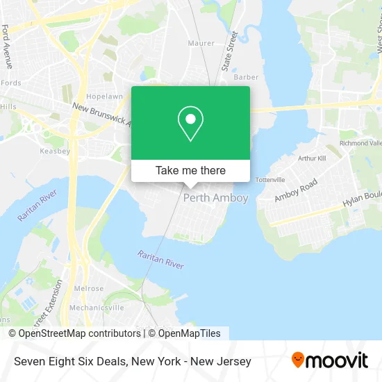 Seven Eight Six Deals map