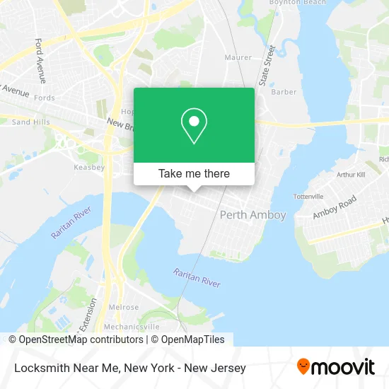 Locksmith Near Me map
