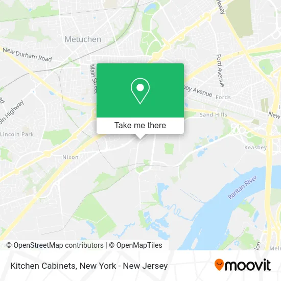 Kitchen Cabinets map