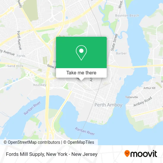 Fords Mill Supply map